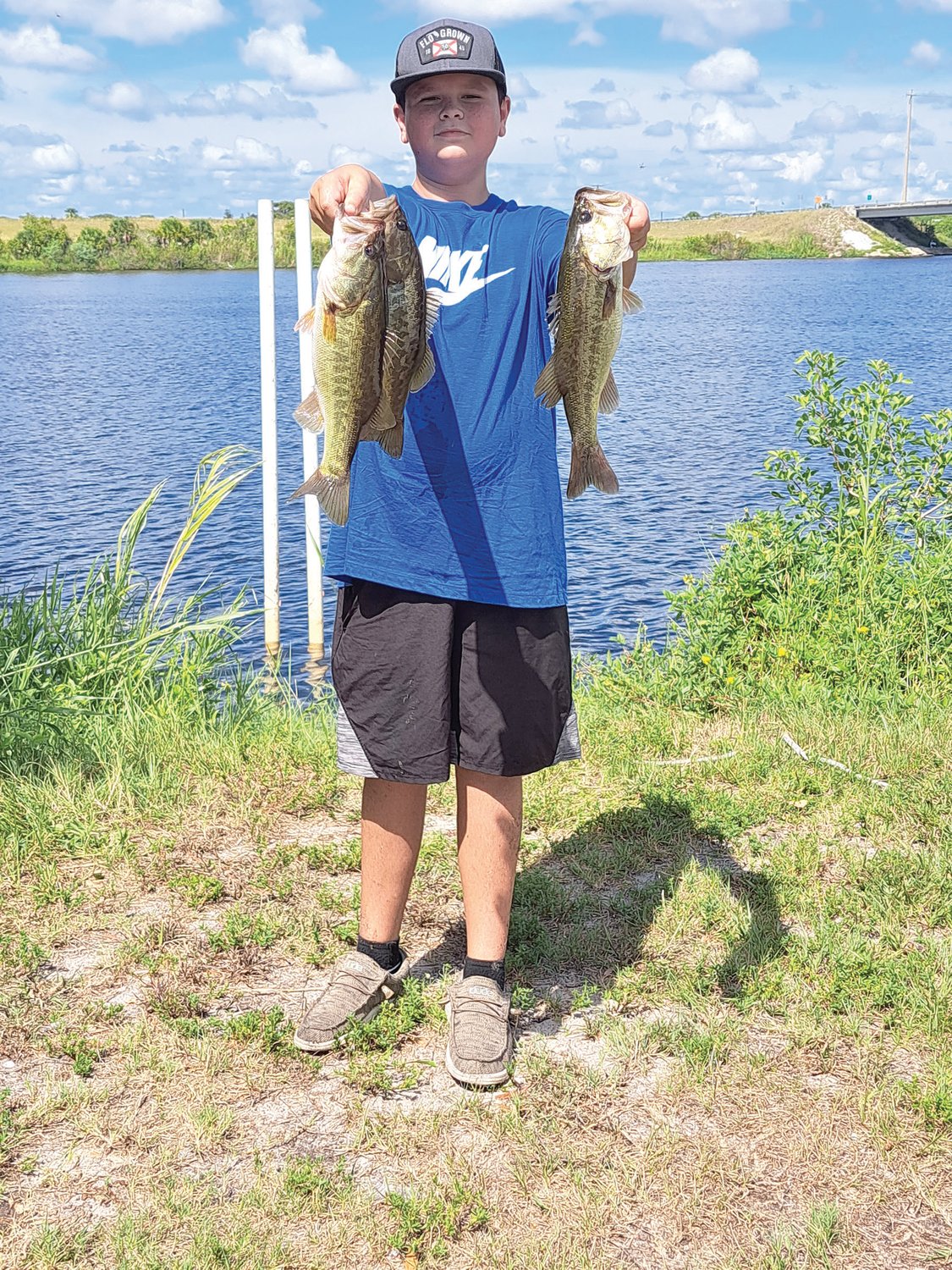 Waylen McLean placed third in the 9-13 Age Group with 5.26 pounds.